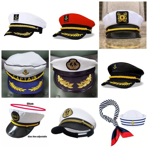 Navy captain hat skipper - navy, yacht