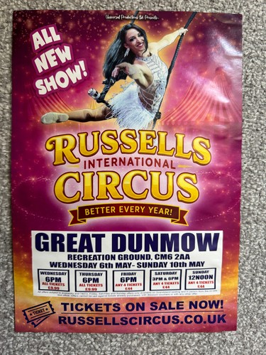 Russell circus poster - circus, 2026