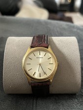 Vintage Sekonda Gold Tone Quartz Watch Brand New Battery Fitted