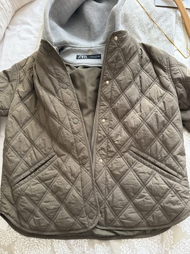 Zara women quilted padded - zara, women's