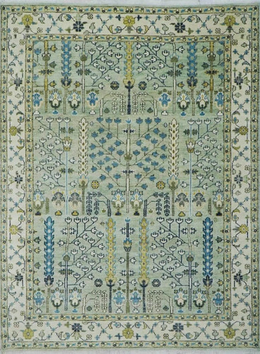 Green oushak rugs for - oushak,