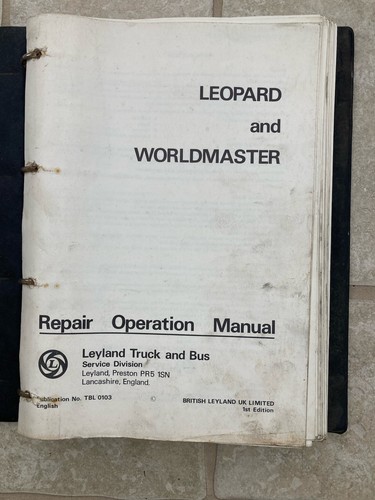 Leyland leopard workshop - leyland,