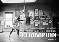 MUHAMMAD ALI CHAMPION QUOTE