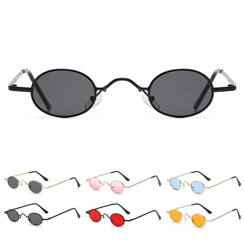 Vintage oval sunglasses - oval,