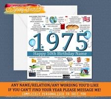 Personalised 50th Birthday