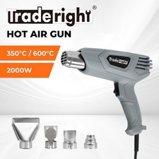 Traderight 2000W Heat Gun Hot Air Blower 2 Temperature Paint Remover  4 Nozzles