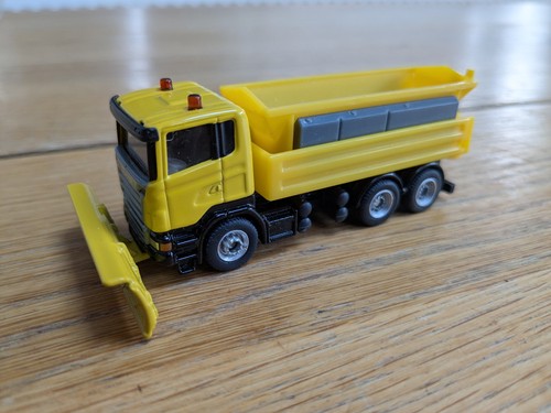 Siku scania snowplough - snowplough, gritter
