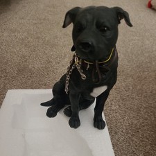 Staffordshire Bull Terrier ornament Leonardo walkies Black, 2006, gift boxed