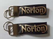 Norton Style Motorcycle Motorbike Triton Manx Dominator Keyring Key Fob Handmade