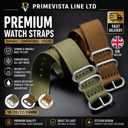 Zulu nato watch strap nylon - watch,