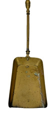 Vintage Brass Coal Shovel.  17.5"  (11)