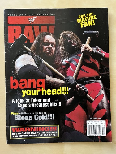 Wwf raw magazine december 1998 - wwf,