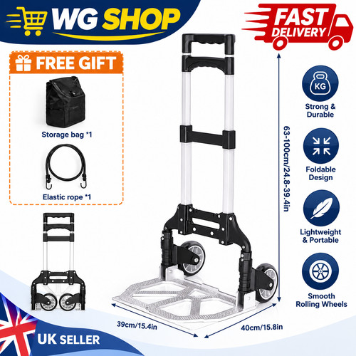 100kg folding sack truck - folding,
