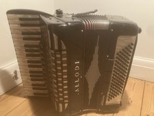 Piano Accordion Used with Case