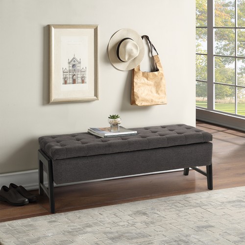 Ottoman storage bench - ottoman,