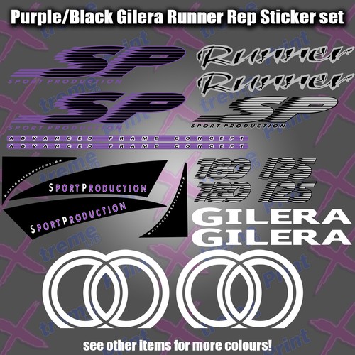 Gilera runner stickers - runner, sp
