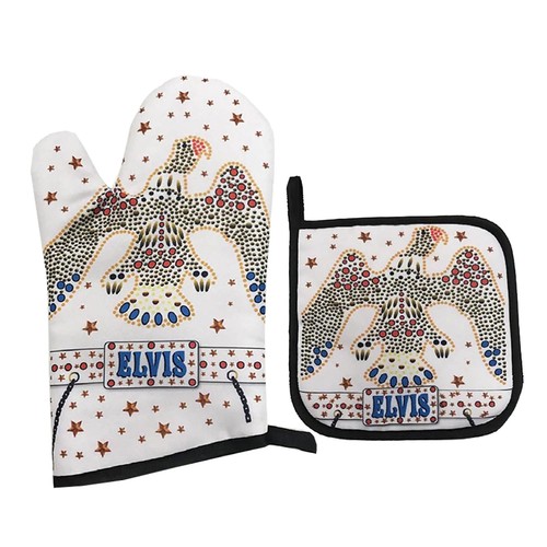 Elvis pot holder oven mitt - elvis,