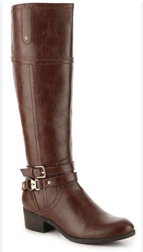 Brown knee high booths - brown,