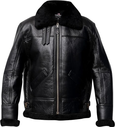 Mens black bomber real - mens, b3