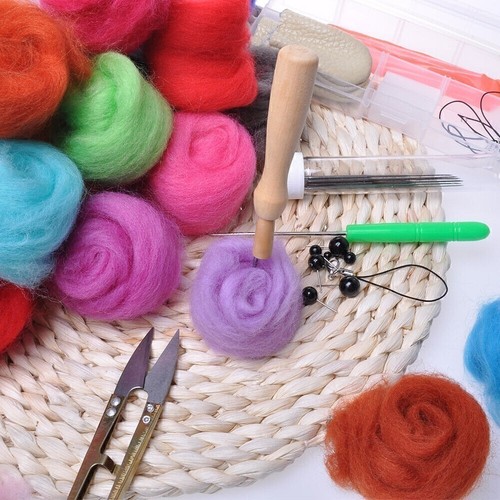 63pcs wool felt needles - wool, tool