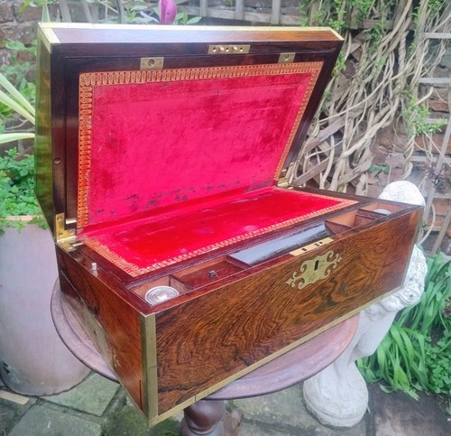 Lrg antique 19thc rosewood - lrg,
