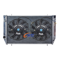 3 ROW Aluminum Radiator+Fans