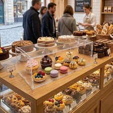 1 Tier Acrylic Bakery Display