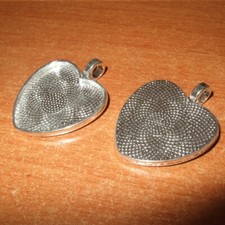 NEW HEART ANTIQUE SILVER