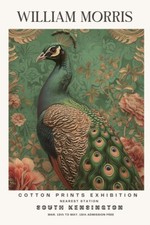 William Morris Vintage Peacock