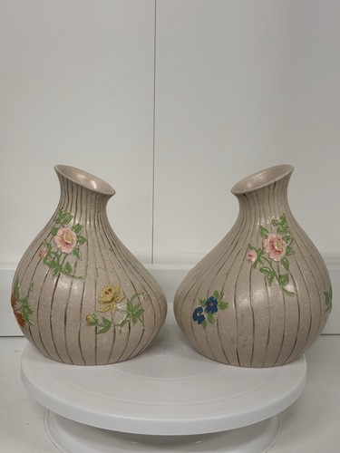 Vintage pair pink - pair, vase
