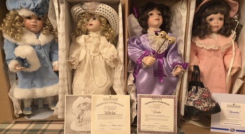Ashton drake porcelain dolls - porcelain,