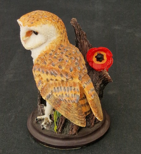 Barn owl figurine andy - figurine, pearce