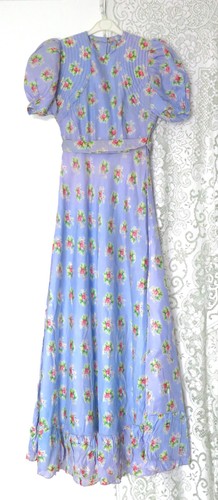 Vintage 1930s 1940s - , blue