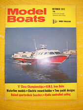 Model Boats Magazine October 1972 Used good condition drawing of Cinque & Kerang