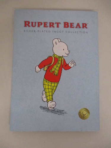 The rupert bear silver plated - bear, silver-plated