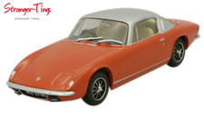 Oxford Diecast Lotus Elan Plus 2 - Red/Silver 1/43 Scale