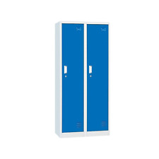 2 x 1 Door Steel Locker 1850mm H x 380mm W x 450mm D