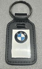 1 X GENUINE BMW MAIN DEALER CAR KEY FOB KEY RING METAL & LEATHER