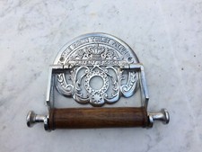   VICTORIAN STYLE ~ MATT  PLATED ~TOILET ROLL HOLDER ~The Crown Toilet Fixture