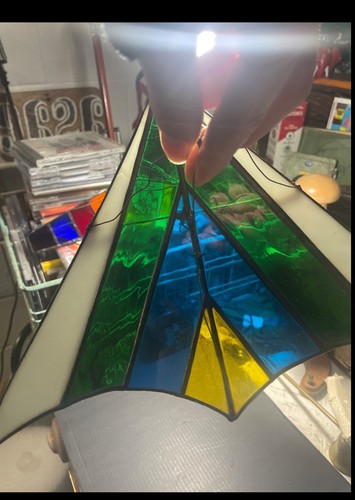 Vintage leaded stained - leaded,