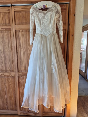 1950 boho wedding dress - 1950's,