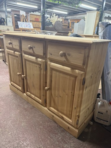 Stripped pine sideboard - stripped,