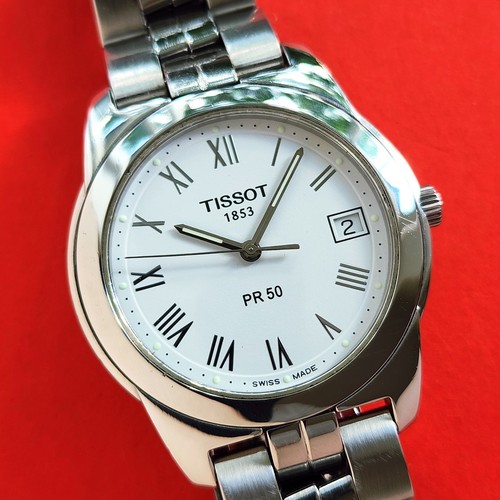 Tissot white roman dial - white,