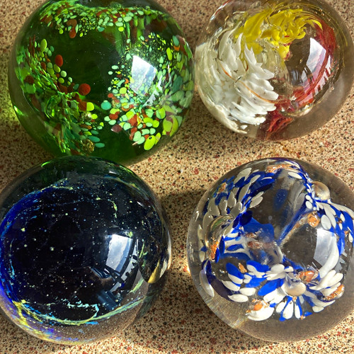 Set art glass - set,