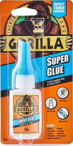 Gorilla super glue 15g all - gorilla,