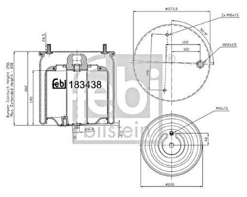 Febi front right air - febi,