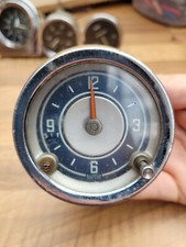 CLASSIC 12 VOLT CAR CLOCK Smiths beautiful blue coloured face and a Kienzel