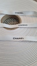 Authentic CHANEL White Ribbon