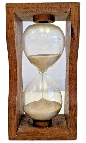 Traditional glass sand timer - glass,