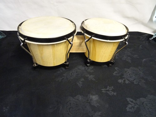 Wooden bongo drums - bongo, pair